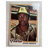 1978 TOPPS GEORGE HENDRICK CARD