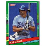 1990 Leaf Donruss Kirk Harold Gibson # 445