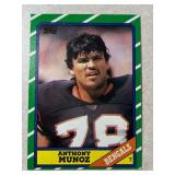 1986 TOPPS HOF ANTHONY MUNOZ CARD