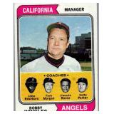 1974 TOPPS Angels Field Leaders Bobby Winkles #276