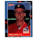 1987 Leaf Donruss Steve Lyons #532