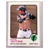 Shohei Ohtani 1973 Topps style baseball card