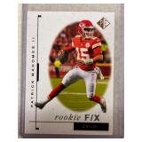 Patrick Mahomes 2017 Prospector's Edge Rookie F/X