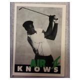 Michael Jordan Air Knows 2 golf promo card