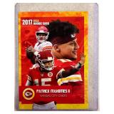 Patrick Mahomes 2017 Rookie Gems NFL rookie card