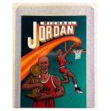 Michael Jordan 1990/91 green cartoon promo card