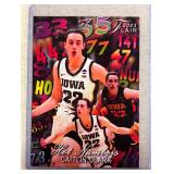 Caitlin Clark 2023 Flair Hot Numbers rookie card