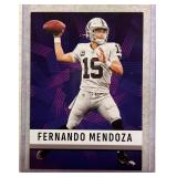 Fernando Mendoza 2026 NFL Draft rookie promo Las V