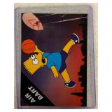Bart Simpson Air Bart promo card The Simpsons