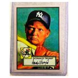 Donald Trump 1952 Topps style baseball card