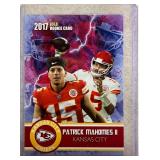 Patrick Mahomes 2017 Rookie Gems Gold Rookie card