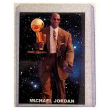 MIchael Jordan He's Out of This World promo card