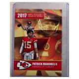 Patrick Mahomes 2017 Rookie Gems NFL Gold rookie