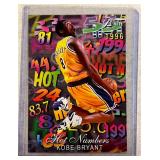 Kobe Bryant 1996 Flair Hot Numbers rookie promo ca