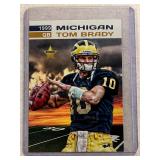 Tom Brady 1999 Michigan promo rookie card