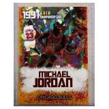 Michael Jordan 1991 Rookie Gems Gold Championship