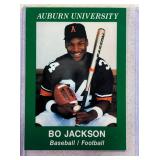 Bo Jackson 1986 Auburn baseball/football rookie pr