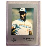 Bo Jacskon 1986 Memphis Chicks minor league rookie