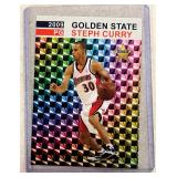 Stephen Curry 2009 gold prism rookie card