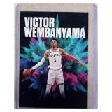 Victor Wembanyama P Customs color blast card
