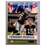 Fernando Mendoza 2026 NFL Draft rookie promo Las V