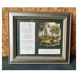 One day at a time Prayer framed Picture (13 x 11)