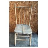 Vintage wooden table chair (37in height)