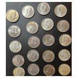 Lot, (20) Kennedy Half Dollars