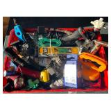 Lot of tools (flashlight, torches and tools)