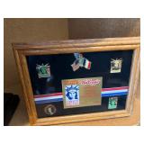 Rare 1886 -1986 Collection Liberty Pins - Framed