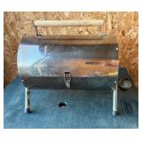 Split Barrel Tabletop Propane BBQ Grill