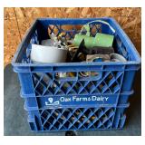 Crate of Electrical Sockets/ fixtures and Wires