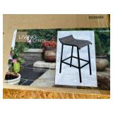 Living Accents Grill Gazebo Stool NEW IN box