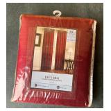 Faux Silk Scarlet Drapes NEW