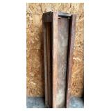 Lot (4) Wooden Table Leaves in Holder (45x9x1)