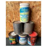 Lot (6) Sm Cans of Used Paint