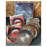 Lot, Saw blades NEW and Used