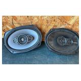 Lot, (2) Car speakers
