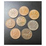Lot (8) Foreign Currency- Canada
