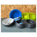 Lot, (5) Pet Dishes
