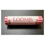 Loomis Roll of Uncirculated Lincoln Pennies