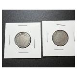 Lot, (2) Liberty V Nickels