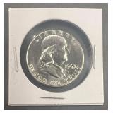 1963 Franklin Silver Half Dollars High Grade