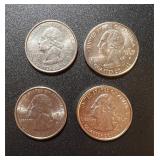 Lot(4) State Quarters