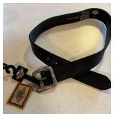 Harley Davidson Black Leather Belt (size s) NEW