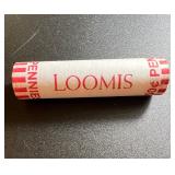 Loomis Roll of Uncirculated Lincoln Shield Pennies
