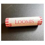 Loomis Roll of Uncirculated Lincoln Shield Pennies