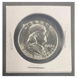 1963 Franklin Silver Half Dollars High Grade
