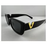 Womens Retro Small frame Luxury fashion Glasses