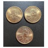 Lot (3) 2000Sacagawea Dollar Coins